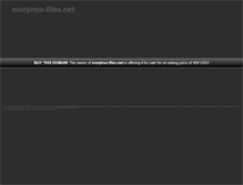 Tablet Screenshot of morphos-files.net